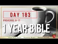 Day 183 Proverbs 8 - 11 Bible NIV