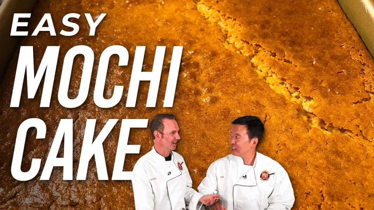 Easy To Make Mochi Cake Recipe   DADS THAT COOK
