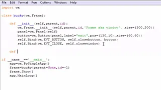 wxPython Programming Tutorial-2 Creating Buttons