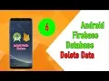 Android Firebase Tutorial 6 - Android Firebase Delete Data From Firebase Database