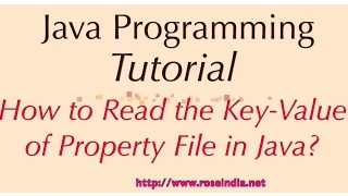 How to Read the Key-Value of Property File in Java