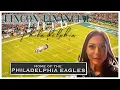 My first Eagles Game at the Lincoln Financial Field in Philadelphia - fly eagles fly