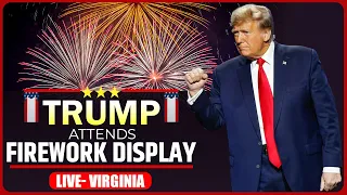 LIVE: Fireworks over the DC night sky as Donald Trump arrives ahead of his Inauguration Ceremony |US