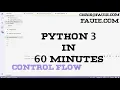 Python 3 7 in 60 Minutes - Lesson 3