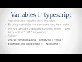 06 Variables in typescript