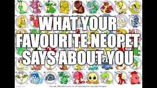 What YOUR Favourite Neopet Says About You