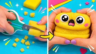 4 Ideias Kawaii 🌸 Squishy, Cofrinho, Quadro de Diamantes e Personagem em Feltro 🐾