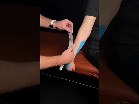Taping For Tennis Elbow.