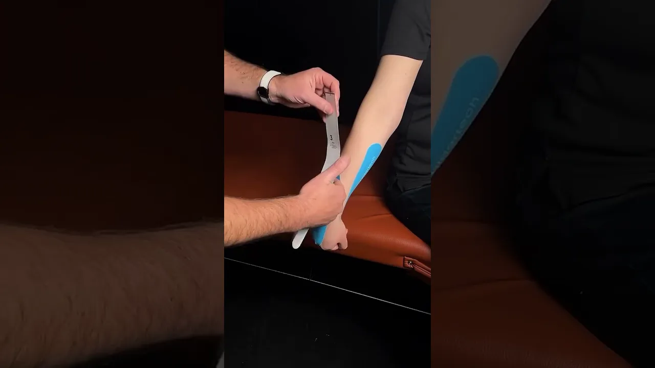 Taping For Tennis Elbow.