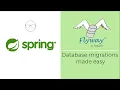 Spring Boot database migrations with Flyway