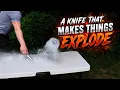 Testing The Worlds Deadliest Knife Ever WASP Co2 Knife