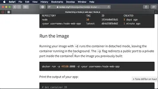 Express API with Mongo Running in a Docker Container