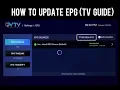 How to update the EPG TV Guide on your JVTV app