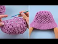 How to Crochet Granny Square Bucket Hat easily Miarti