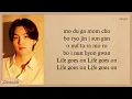 Download Lagu Agust D Life Goes On Easy Lyrics