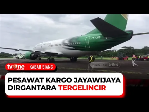 Pesawat Kargo Jayawijaya Dirgantara Tergelincir di Bandara Sentani