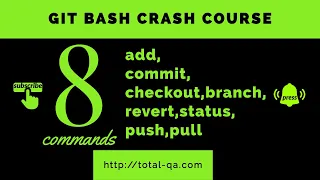 Git Tutorial Git Bash Commands add commit push pull revert status checkout branch checkout