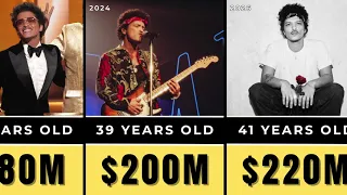Bruno Mars Net Worth Evolution From 0 to 200 Million