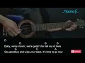 Colby Acuff - Movin' Guitar Chords Lyrics