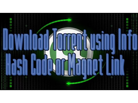 Download MP3 How to Download Torrent Using Info Hash Code or Magnet Link
