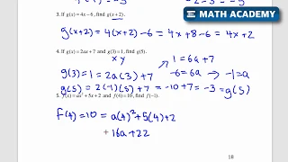 Function Notation for SAT Math - What You Need to Know