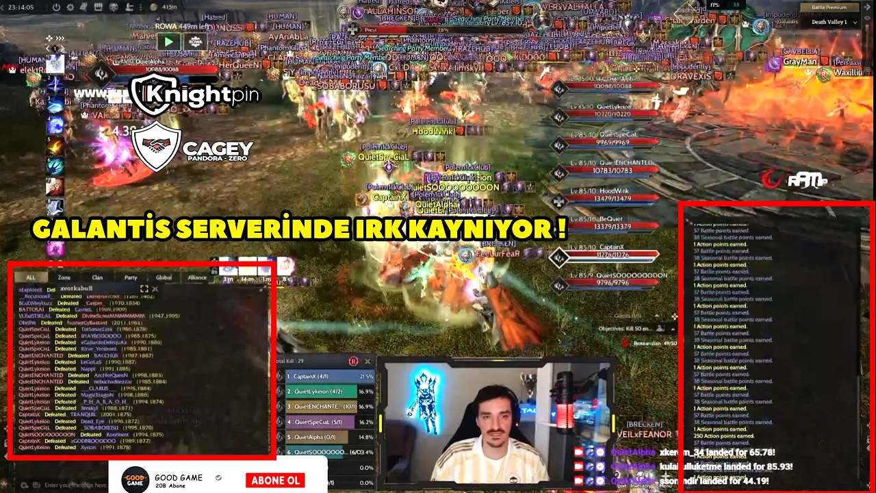 QuietAlpha - Galantis Serverinde Oyuncu Yağmuru ve Nova Yağmuru Yaşanıyor :D ! Rise Online