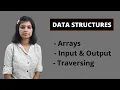 Data Structures Array Operations Traversal Algorithm Data Structures and Algorithms In Hindi
