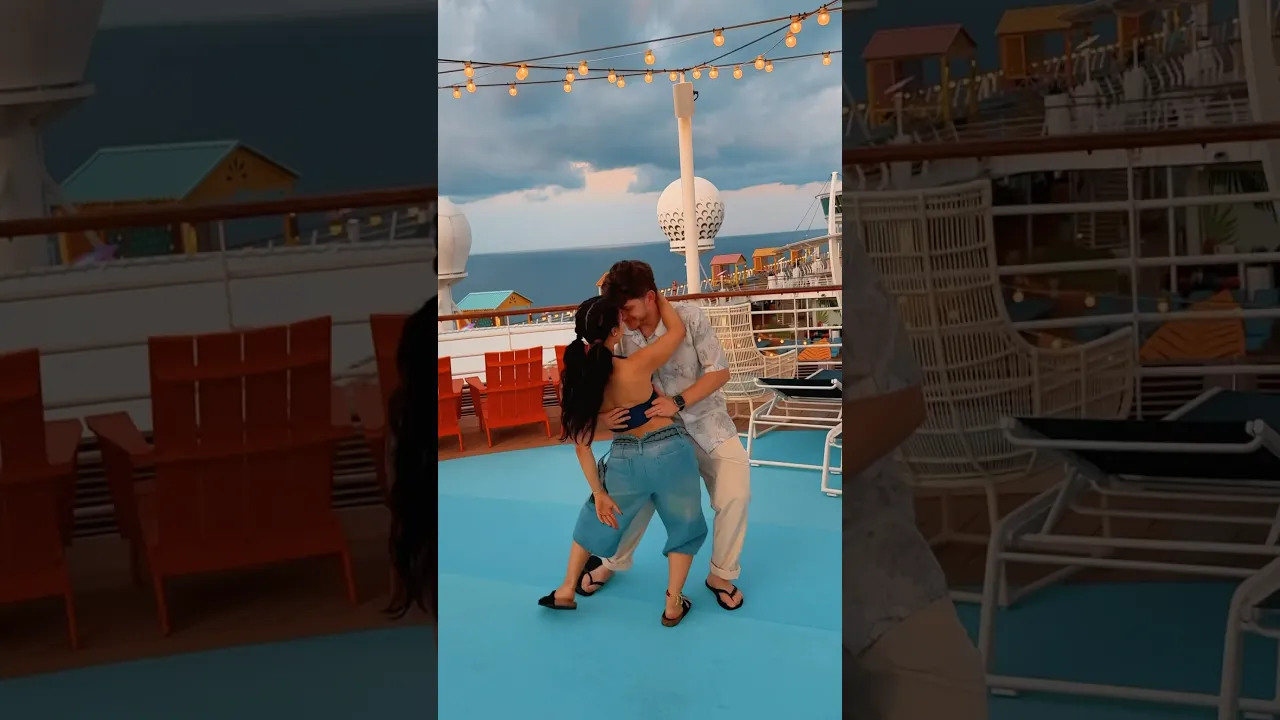 Real love baby 🌅 So alive in this light ✨ We loved our experience on the Champions at Sea cruise 🥰