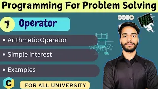 L-2 7 Simple Interest Program in C Formula Example PPS All Universities