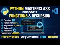 Python Functions Recursion Function Parameters Recursion Python Tutorial in Hindi