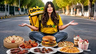 I Tried The Viral Food Of  Blinkit 😱 | *SHOCKING* | Mahjabeen Ali
