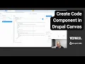 Create Code Component in Drupal Canvas