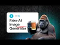Number 1 Fake AI Image Generator - HTML JavaScript Project For Beginners