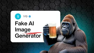 Number 1 Fake AI Image Generator - HTML JavaScript Project For Beginners