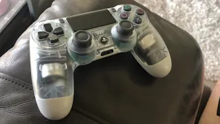 Sony PlayStation crystal clear controller ps4