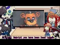 || REUPLOUD || Aftons React to "Freddy" (Fnaf's 10th anniversary Song)  CG5, Matpat, Black Gryph0n