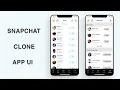 Flutter UI - Snapchat Clone