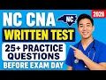 NC CNA Written Test Review 25 Practice Questions Before Exam Day
