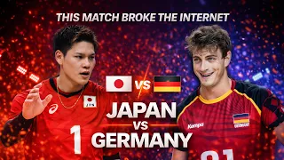 THIS MATCH BROKE THE INTERNET Japan vs Germany Volleyball Battle