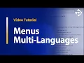 WordPress Menu Setup - Multiple Languages