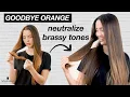 GOODBYE ORANGE Blue Shampoo for Brassy Hair Removal Schwarzkopf Professional USA