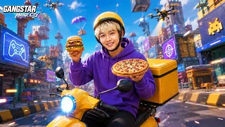 ကျွန်တော် Food Delivery သမားလေး ဖြစ်ခဲ့တယ် | I Became Food Delivery Man in Gangstar Mirage City
