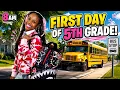 GRWM - First Day Back to School Morning Routine Morning Routine Outfit Drama Tea Time