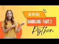 Python Tutorial Write 2D List to Text File Using Beginner Friendly