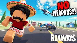 Roblox RUNAWAYS - No Weapons Challenge! (Solo Run)