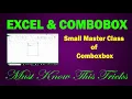 Small Master Class of ComboBox and Listbox How to Remove Item after Selection