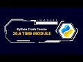 20 6 Time Module Python Programming Crash Course in Nepali NextStep InfoTech