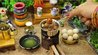 Soft Sooji Gulab Jamun Recipe 😍 Mini Cooking Tasty Indian Sweet Recipe🍬🥣🔥Miniature Dream Cooking