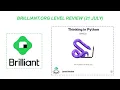 Brilliant org Level Review in Thinking in Python Level 2 21 July