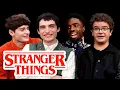 Lagu Stranger Things boys reminisce about their early days on set